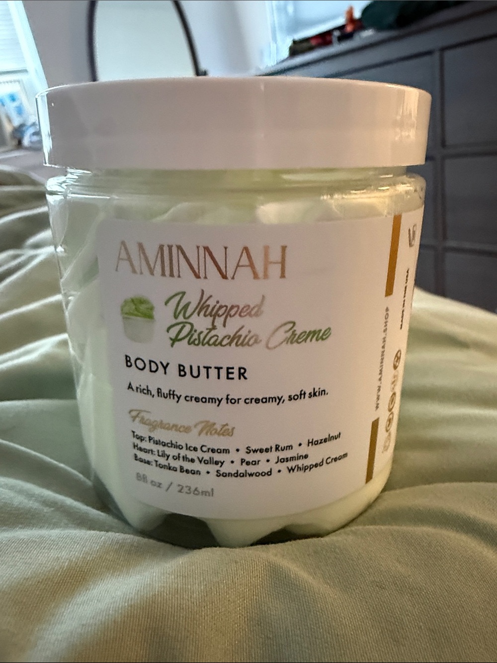 Aminah Whipped Pistachio Cream Body Butter
